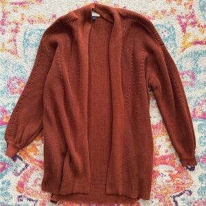 Universal Thread Women's Terracotta Cardigan Sweater